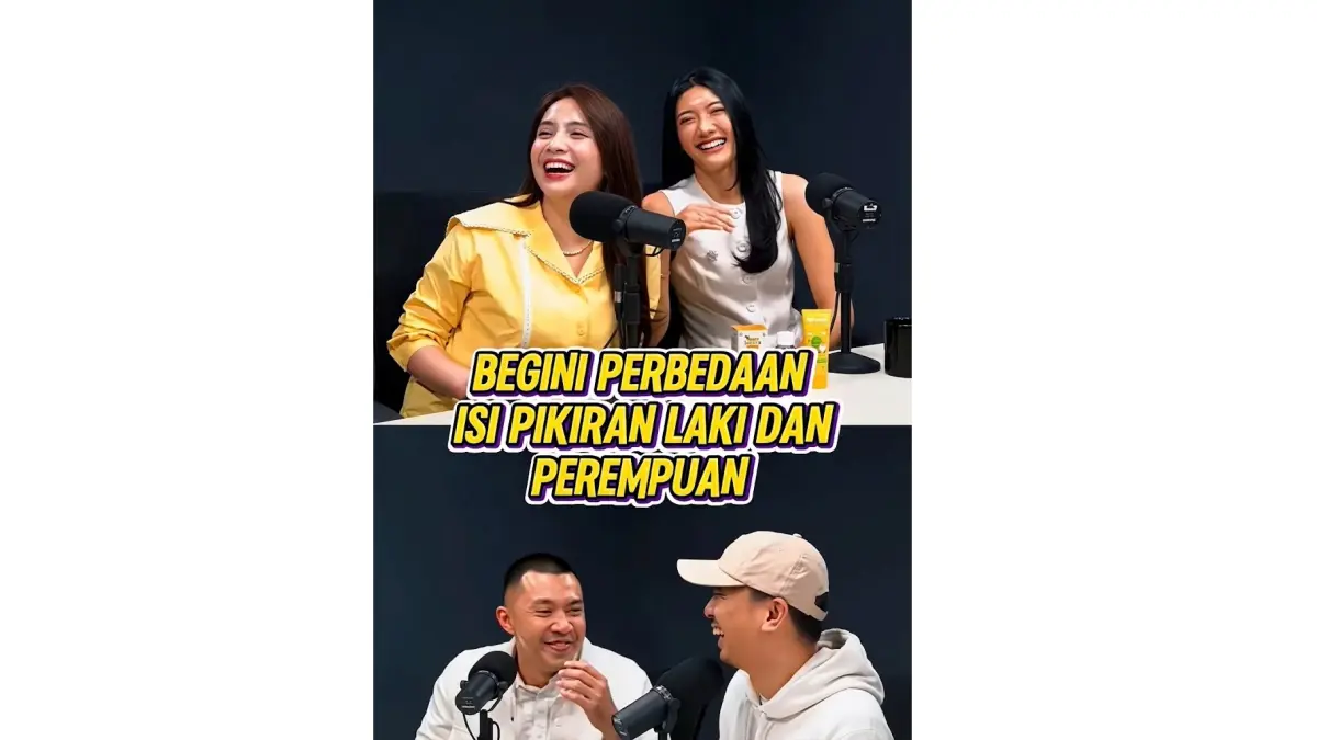 Posdcast Raditya Dika bersama Nagita Slavina dan dr. Gia. (Youtube/@radityadika)