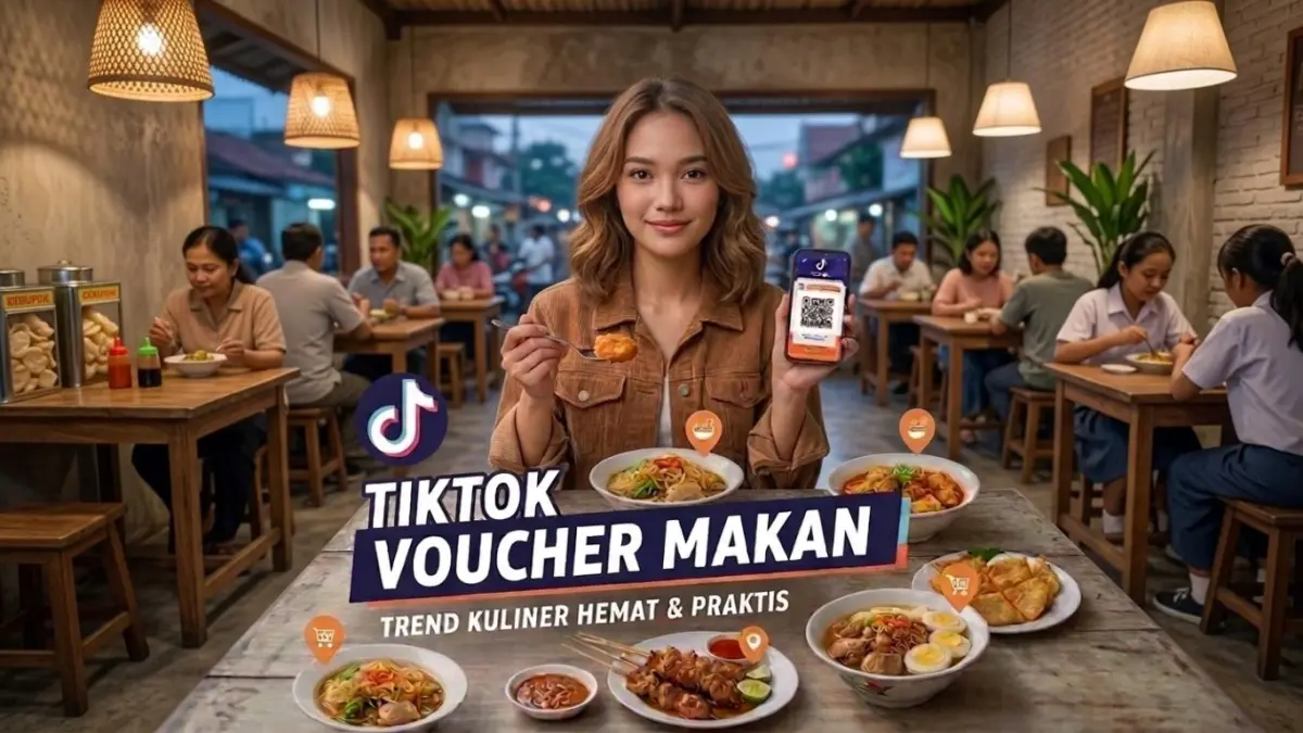 Tren voucher makan di TikTok ubah cara jajan Gen Z jadi lebih praktis dan hemat. Cukup scan barcode dari video rekomendasi, alur instan ini picu belanja impulsif sekaligus dongkrak omzet UMKM kuliner lokal secara masif.