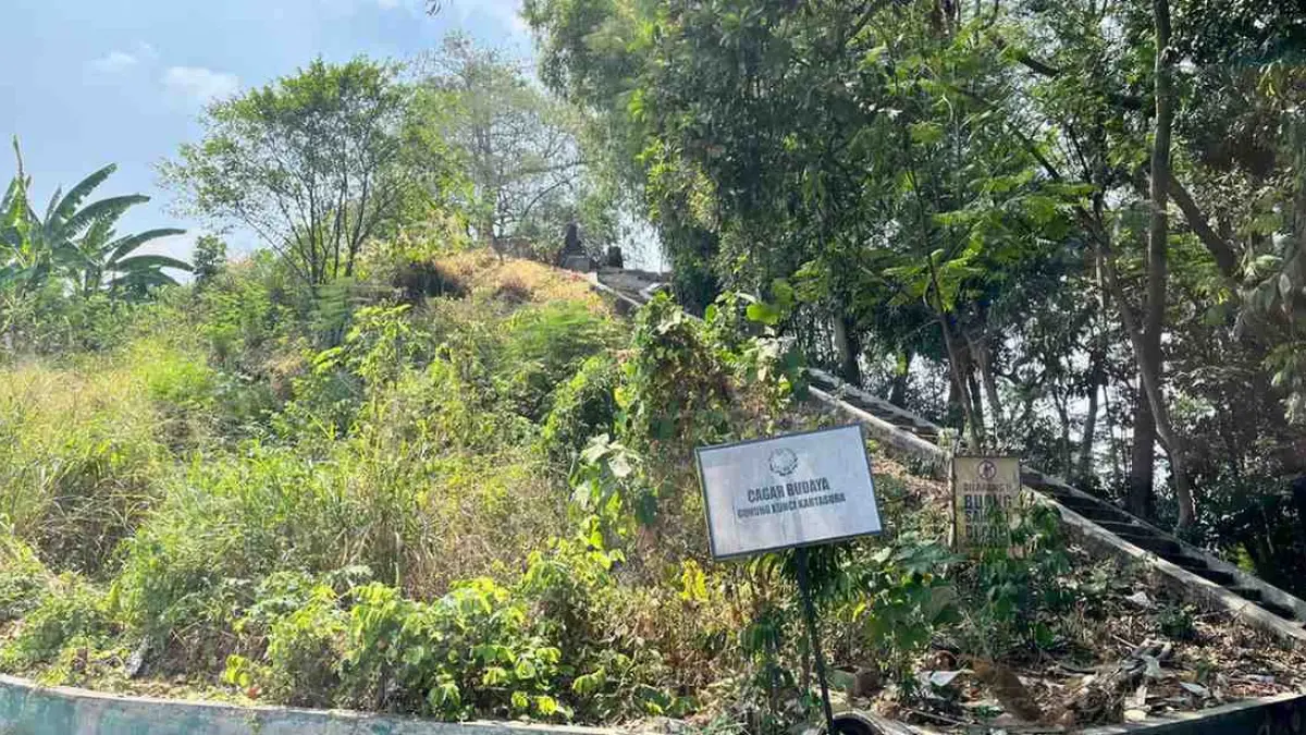 Gunung Kunci di Kartasura yang masih menyimpan jejak sejarah Keraton Kartasura.(Hanifatuz Zahra)
