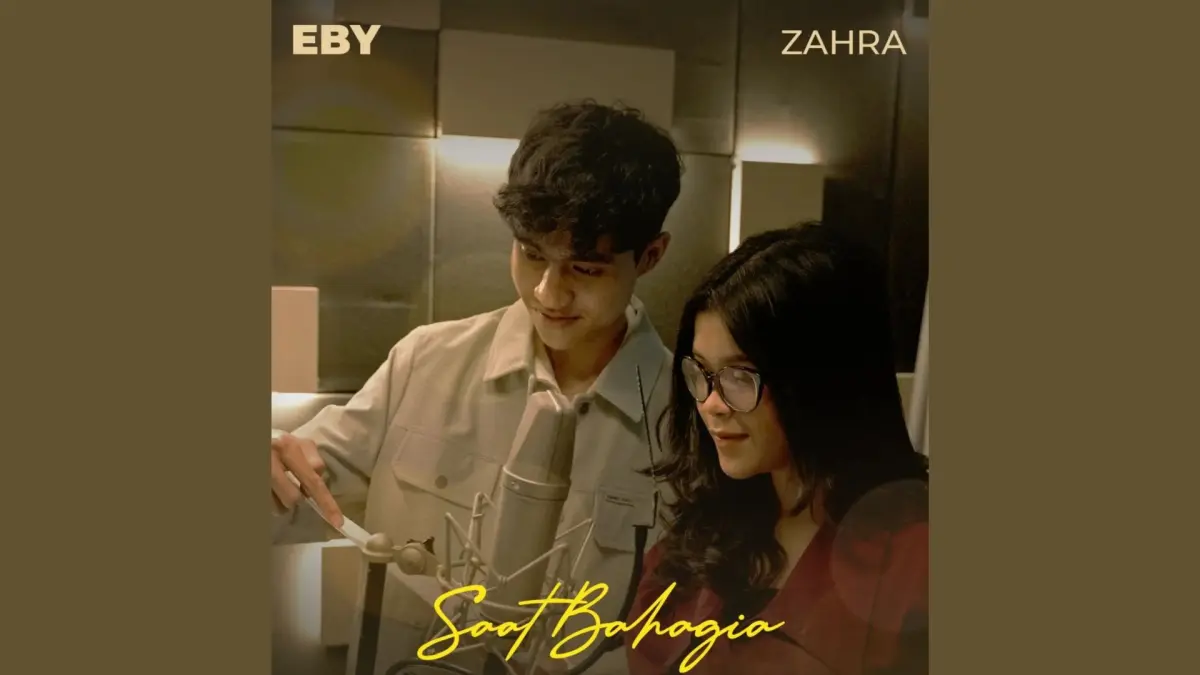 Zahra DA7 dan Eby Rizta satukan suara lewat “Saat Bahagia”. (Instagram/@3dent_id)