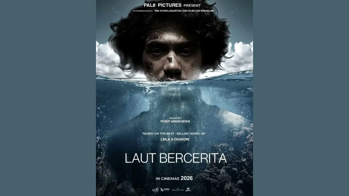 Film “Laut Bercerita” dijadwalkan tayang serentak di bioskop Indonesia pada 29 Oktober 2026. (Instagram/@dunia_film)