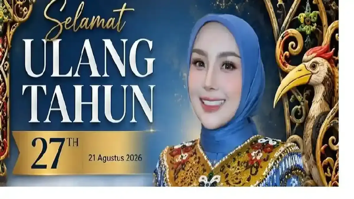Salah satu unggahan ucapan ulang tahun untuk istri Gubernur Agustiar Sabran.

