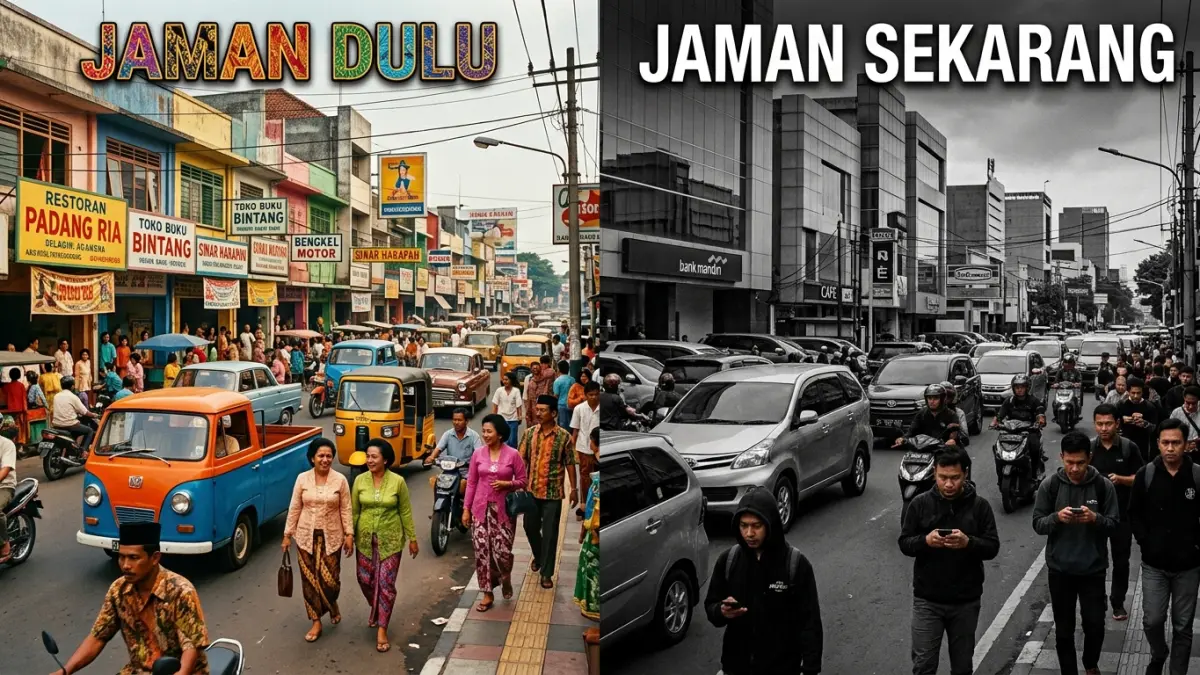 Ilustrasi perubahan warna dunia. (AI generated)