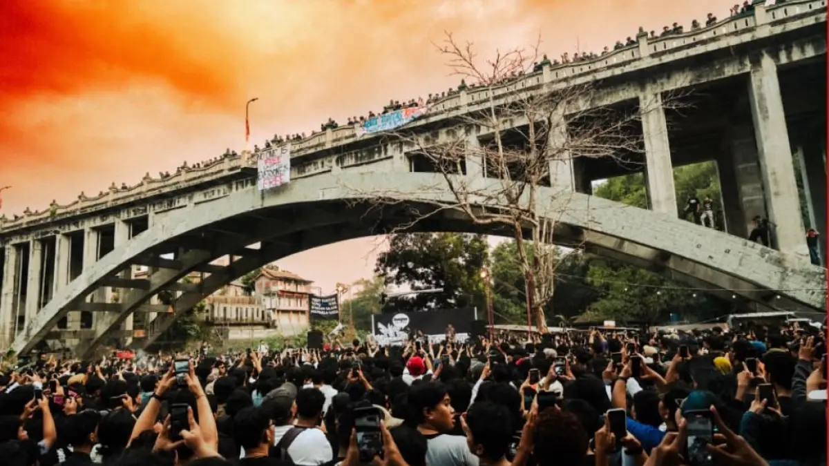 Konser Melankolia di Jogja. (Dok. Instagram Dongker)