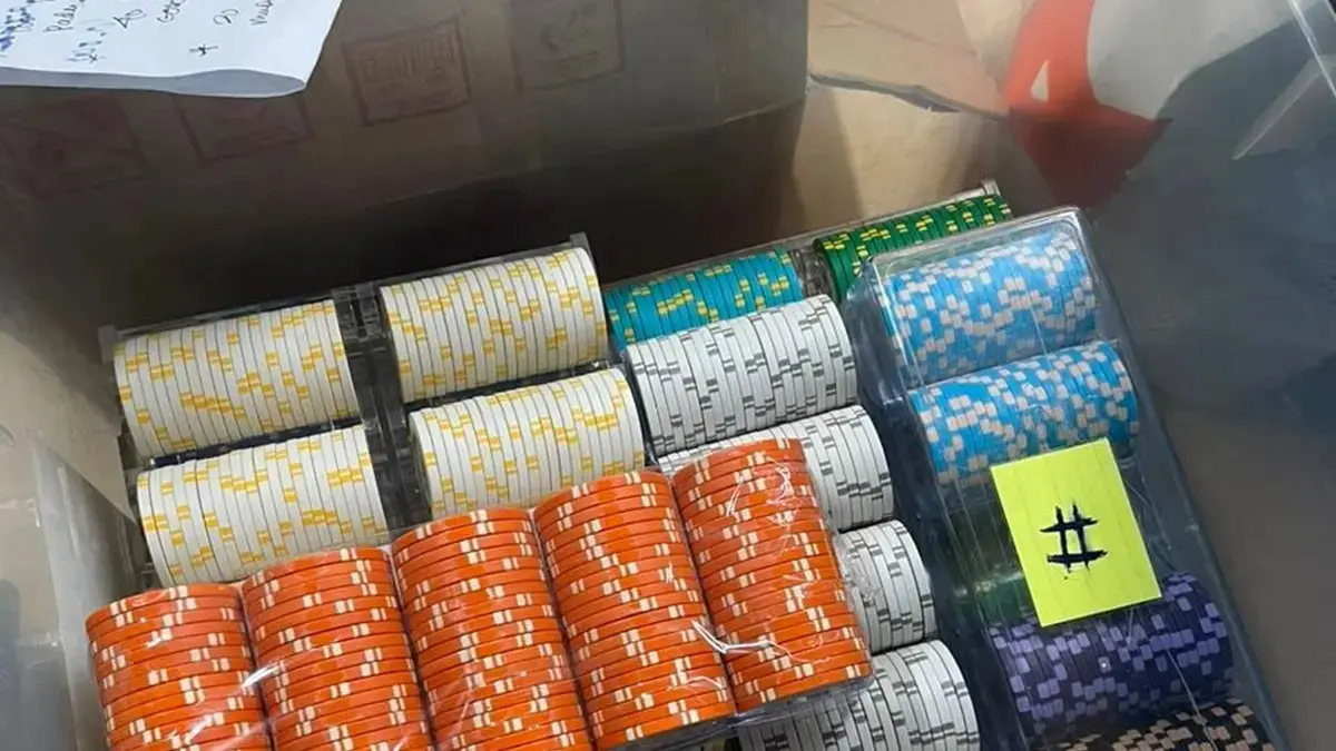 Barang bukti peralatan judi yang diamankan dari casino di Sukoharjo, Jateng. Bareskrim Polri menangkap 71 orang dan menjadikan 30 diantaranya sebagai tersangka. (istimewa)