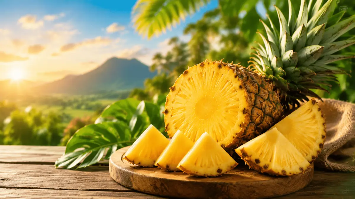 Buah Nanas. (AI Generated)