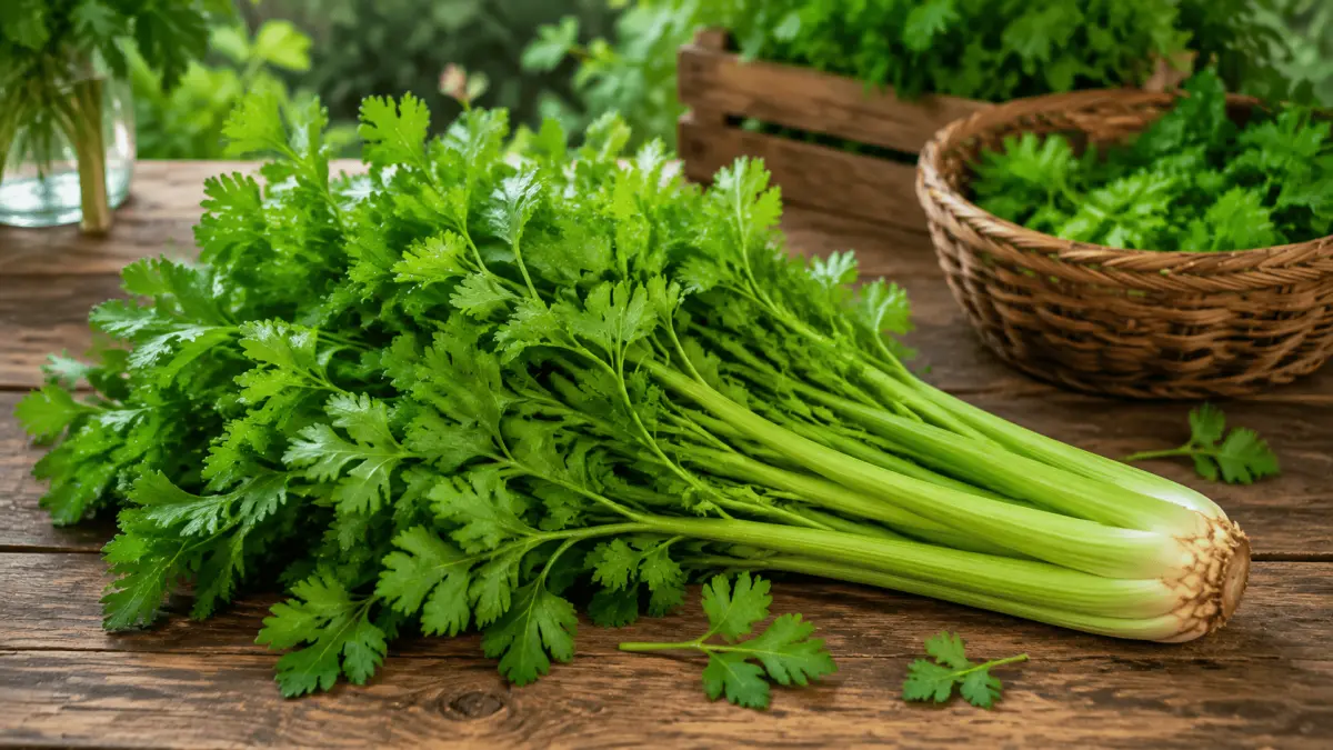 Daun Seledri. (AI Generated)