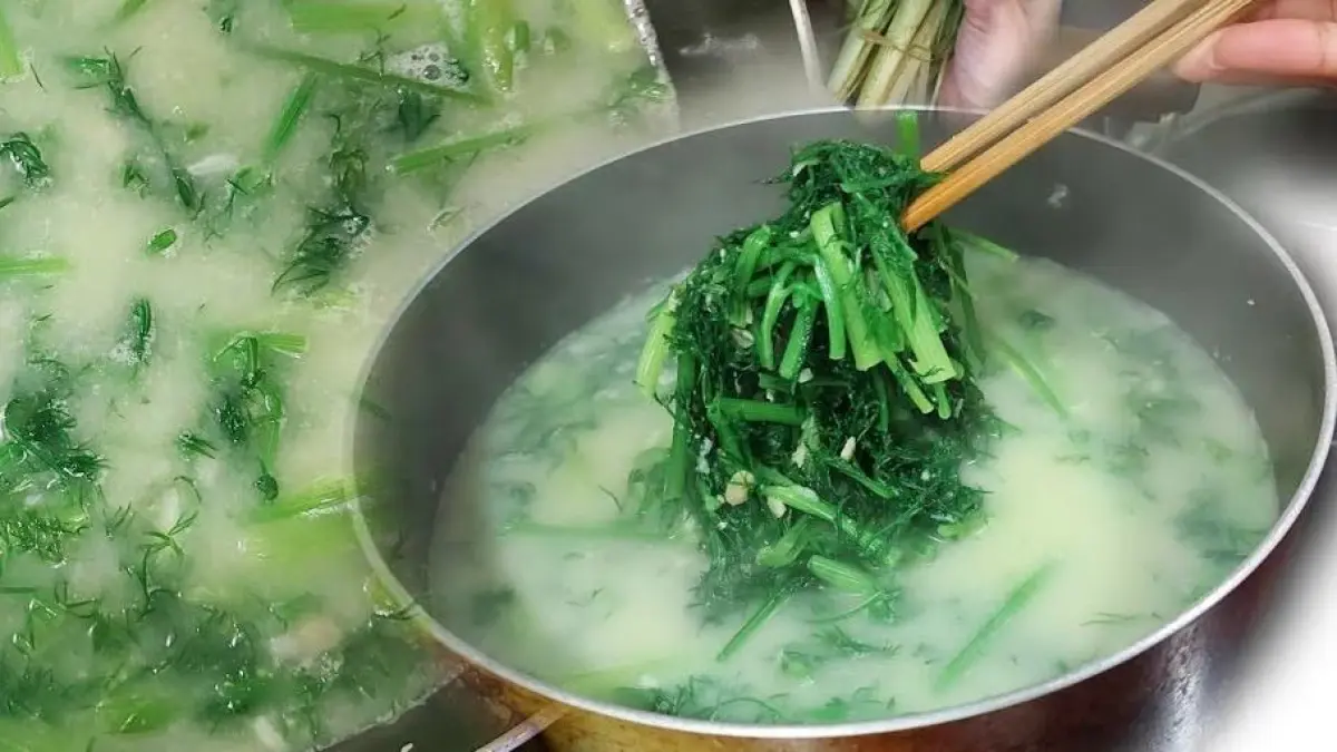 Sayur bobor daun adas. (youtube)