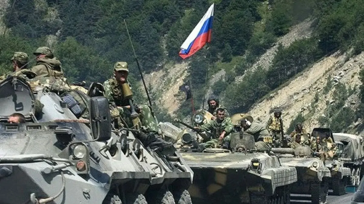 Ilustrasi pasukan tank Rusia bertugas di Suriah dengan target utama memerangi kelompok teroris ISIS. (Antara)