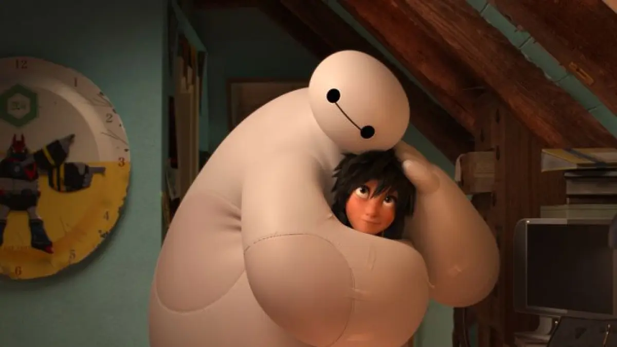 Istilah emotional support human merujuk pada sosok informal yang memberikan kenyamanan emosional. (Tangkapan layar film Baymax)