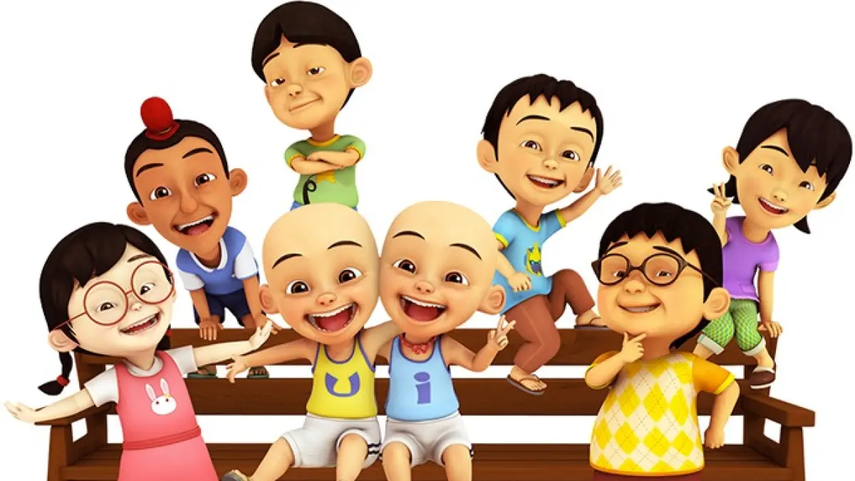 Keseharian Upin dan Ipin yang ternyata bisa jadi contoh buat kita.(Geotimes)