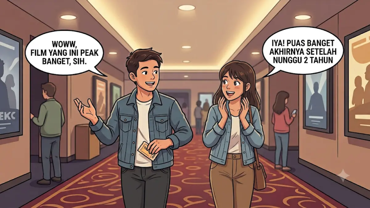 Sejumlah internet slang Inggris seperti peak, tuff, hingga unc memiliki makna unik di media sosial. (AI Generated)