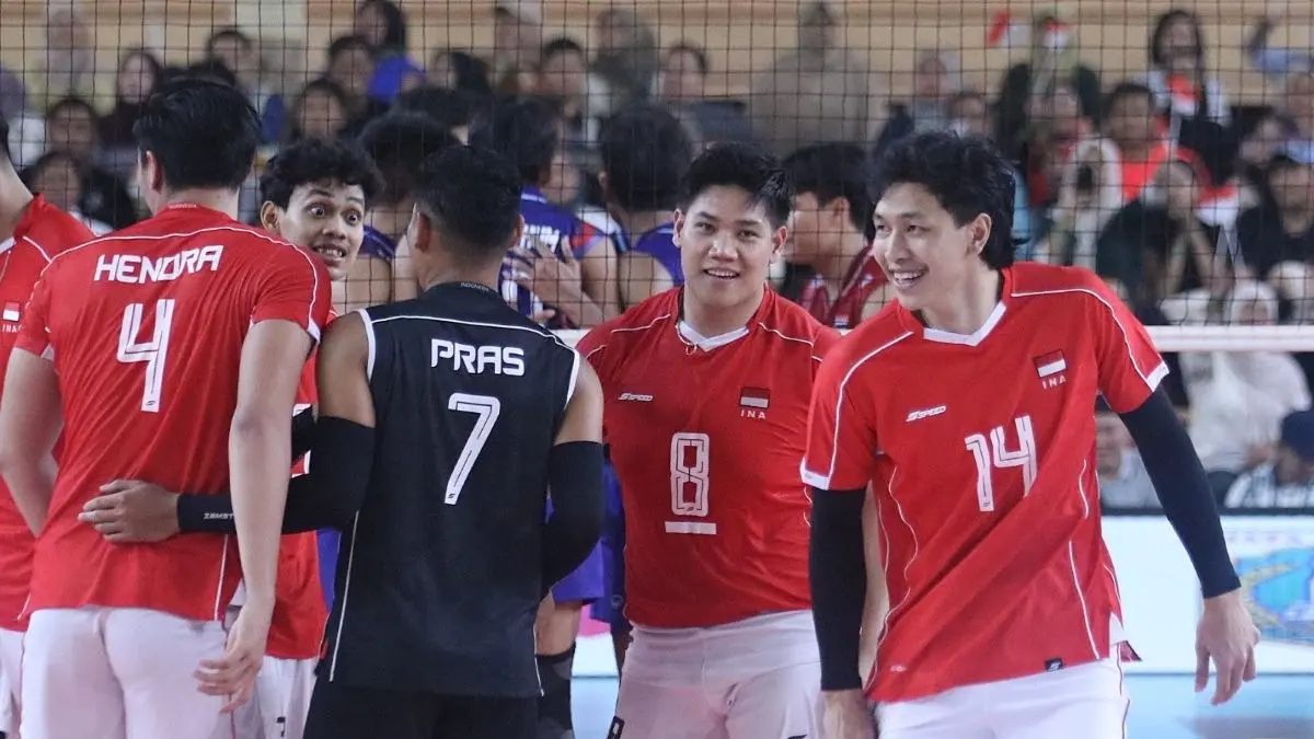 Timnas Voli Putra Indonesia.