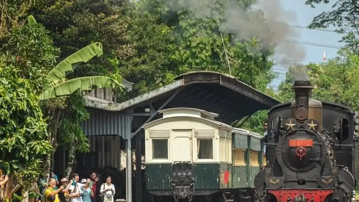 Kereta wisata Museum Kereta Api Ambarawa.