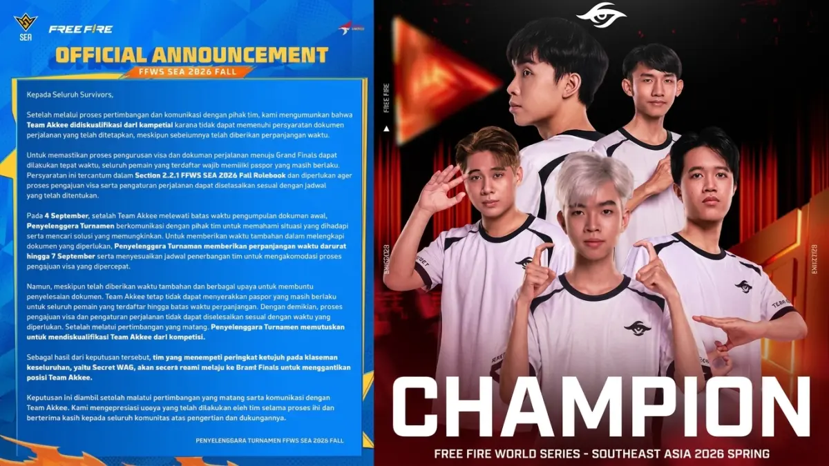 Secret WAG mendapat kesempatan menjadi finis posisi ketujuh secara kompetitif. (Foto: Instagram)