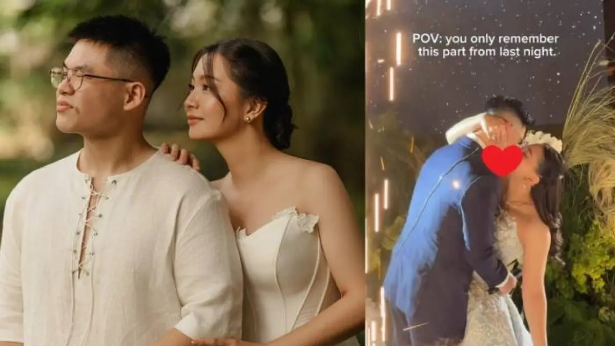 Viral Unggahan Wedding Kiss Devy Anastasia Tuai Kontroversi.