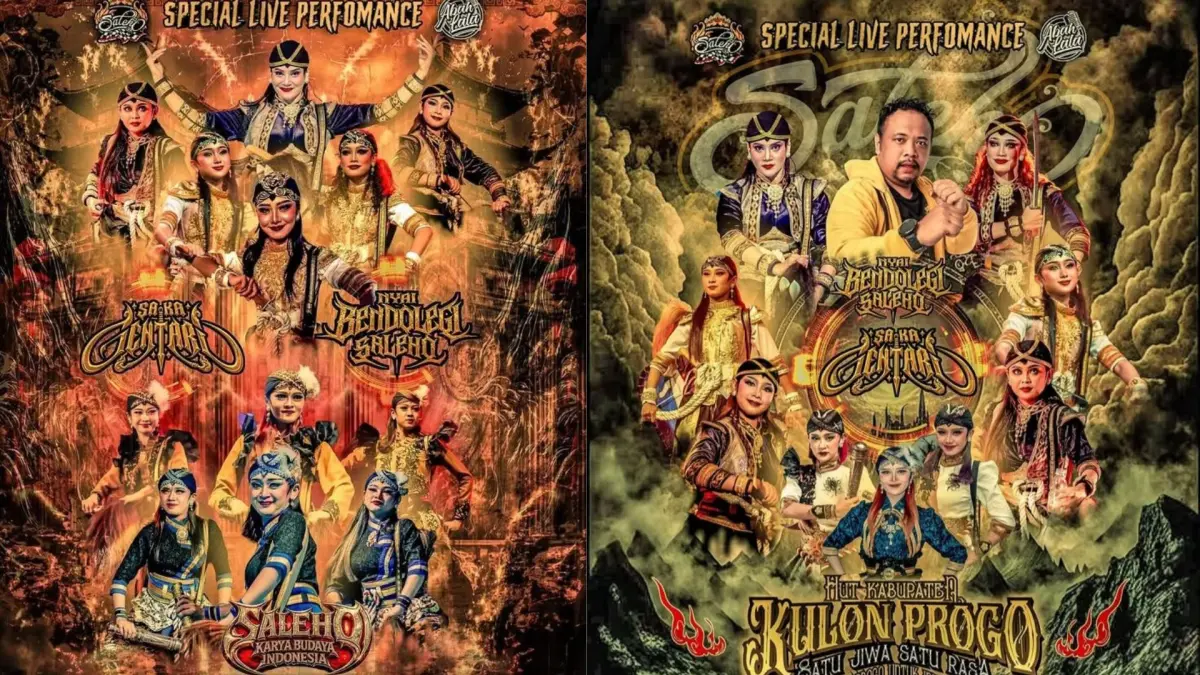 Pamflet Pementasan Saleho dengan Ciri Khas Kerakyatan