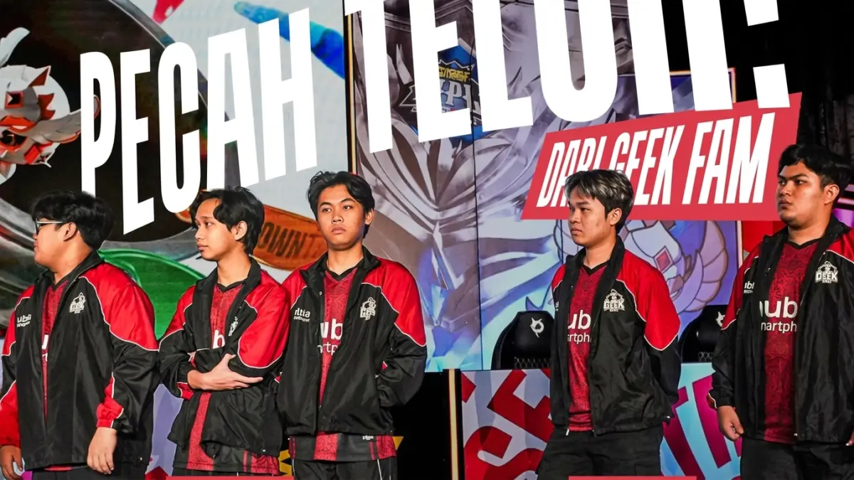 Geek Fam meraih kemenangan perdana di MPL ID S18 (Foto: Instagram)