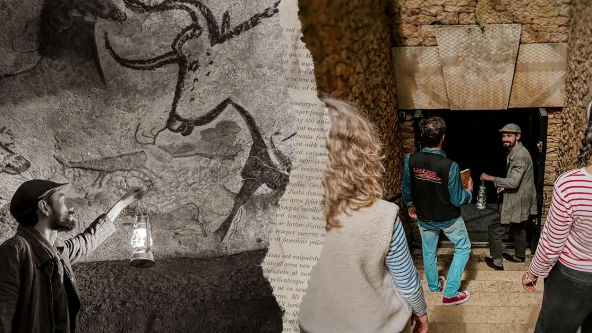 Gua Lascaux di Prancis terkenal dengan lukisan dan ukiran prasejarahnya. Tempat ini ditemukan empat remaja pada 12 September 1940 setelah sebelumnya seekor anjing menemukan sebuah lubang di bukit. (Lascaux)