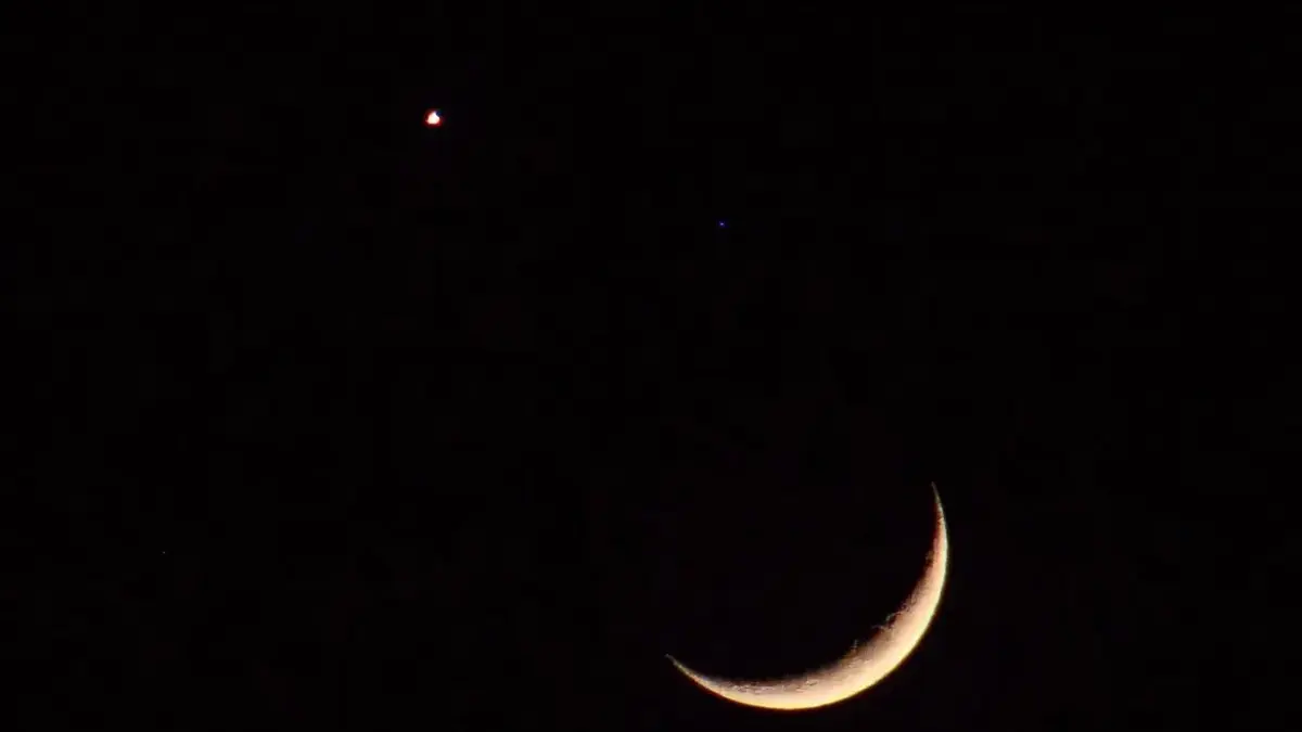 Venus tampak “menghilang” di balik Bulan pada 14 September 2026. Fenomena okultasi ini hanya bisa dilihat dari wilayah tertentu. Kok bisa terjadi? (Merapi.uncover)