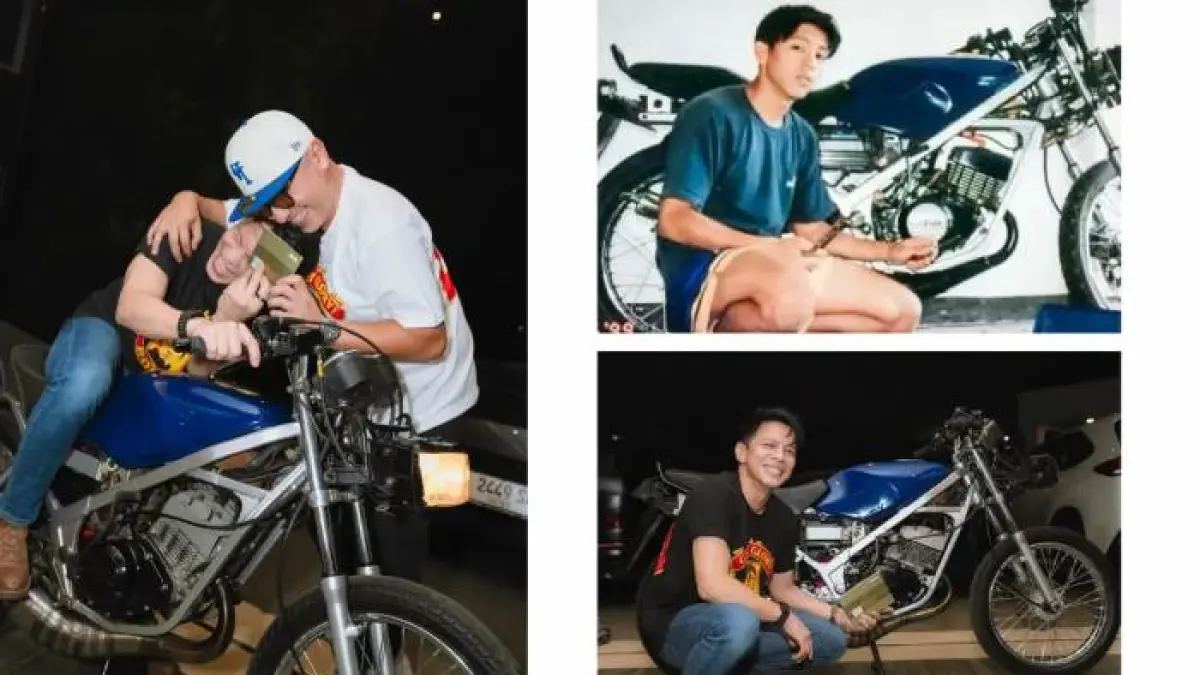 Ariel NOAH merayakan ulang tahun ke-45 dengan kejutan spesial dari sahabatnya, Gading Marten, Rabu (16/9/2026).