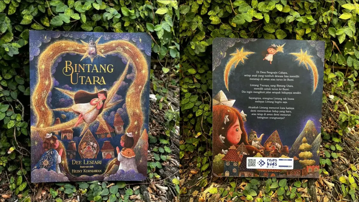 Buku Anak "Bintang Utara" Karya Dee Lestari (instagram: @bebadeda_bookshop)
