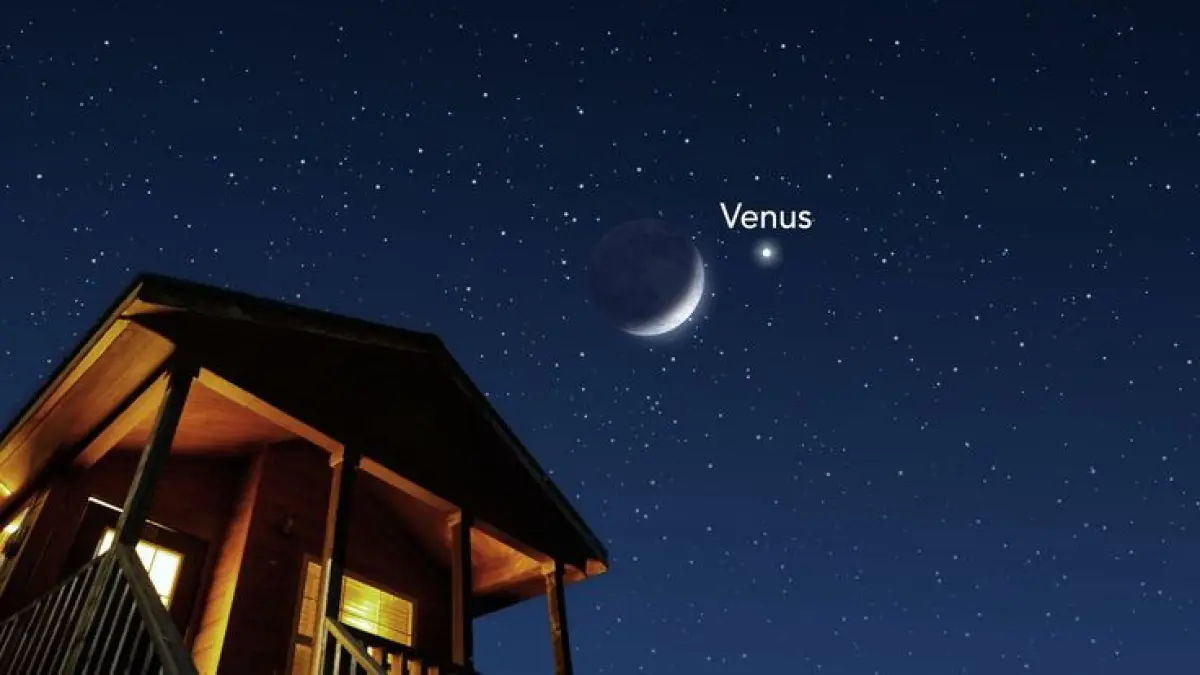 Venus tampak sangat terang di langit barat setelah Matahari terbenam. Pada 22 September 2026, planet ini mencapai periode kecerlangan maksimum untuk penampakan malam. (Pinterest)