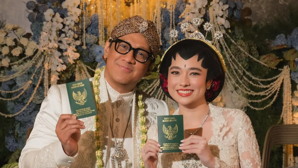 Andre Taulany dan Amanda Rigby resmi menikah pada Minggu (20/9/2026) di Jakarta Selatan. (Instagram @andreastaulany)