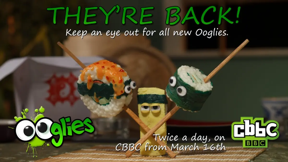 Masih ingat Ooglies? 👀 Kartun ini ternyata punya konsep yang cukup unik. Makanan dan benda sehari-hari dibuat hidup dengan teknik stop-motion dan dibiarkan melakukan berbagai kekacauan sendiri. (BBC)