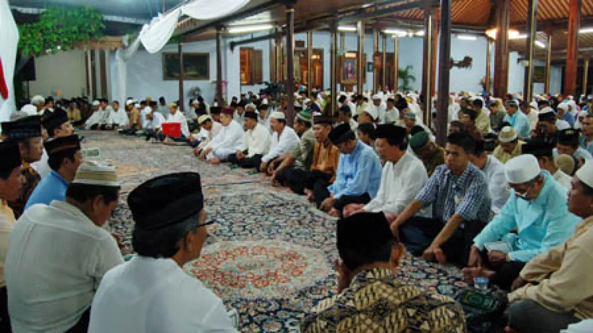 Tahlilan, tradisi berkumpul dan mendoakan orang yang telah meninggal.(Jagad.budaya)