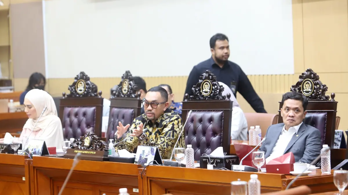 Wakil Ketua Komisi III DPR Ahmad Sahroni. (Dery Ridwansah/ JawaPos.com)