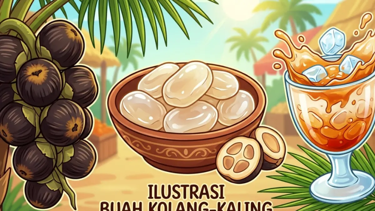 Ilustrasi,manfaat kolang kaling untuk tubuh.(GeminiAI).