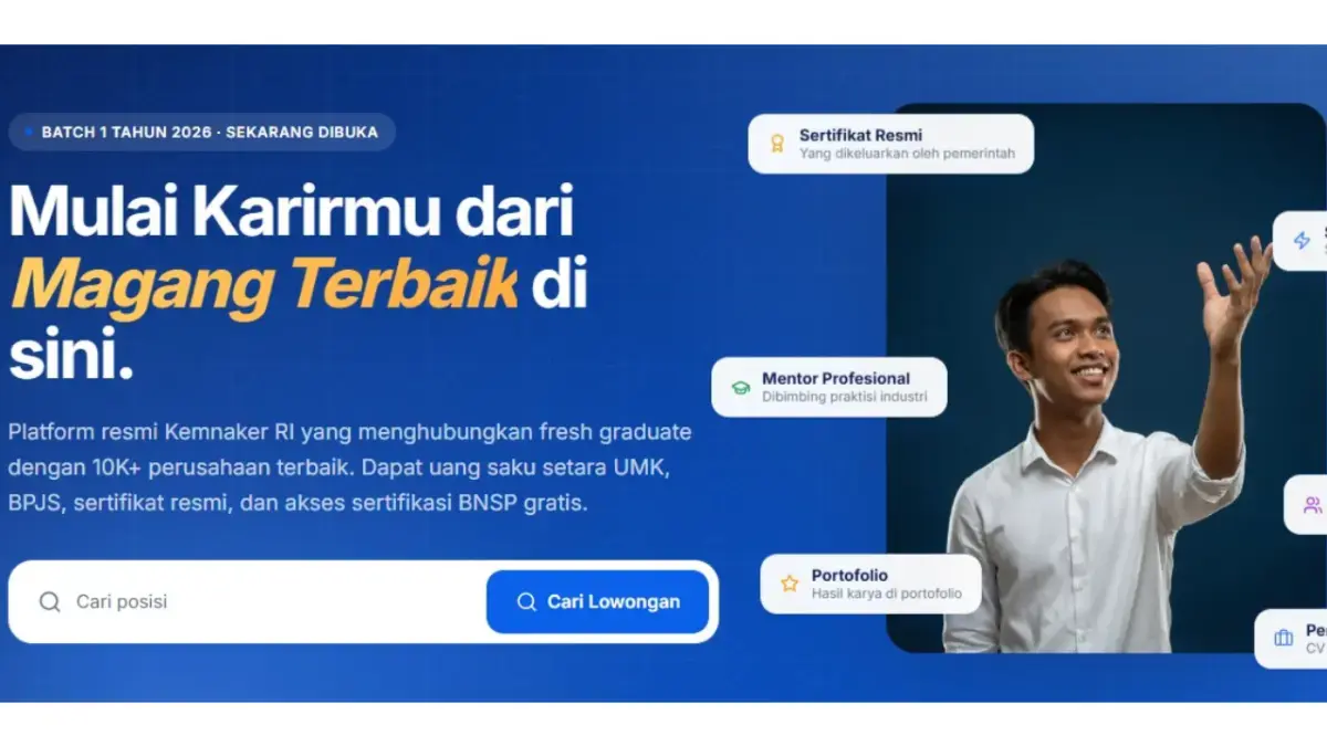Menjelang pembukaan MagangHub Batch 3 pada Oktober 2026, calon peserta imbau bersiap dari sekarang.