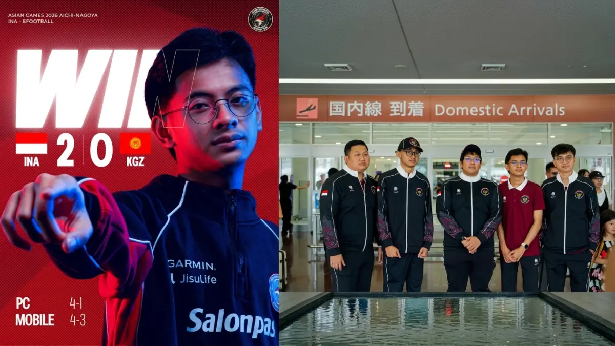Timnas Esports Indonesia berhasil mengamankan kemenangan atas Kyrgyzstan. (Foto: Instagram)