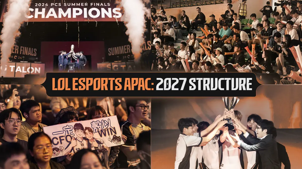 LCP 2027 Kembalikan Tim ke Liga Domestik PCS, VCS, dan LJL. (Foto: Riot Games)