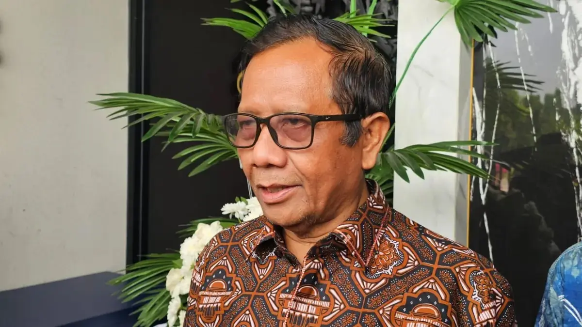 Mantan Menteri Koordinator Bidang Politik, Hukum, dan Keamanan (Menko Polhukam) Mahfud MD. (Muhamad Ridwan/JawaPos.com)