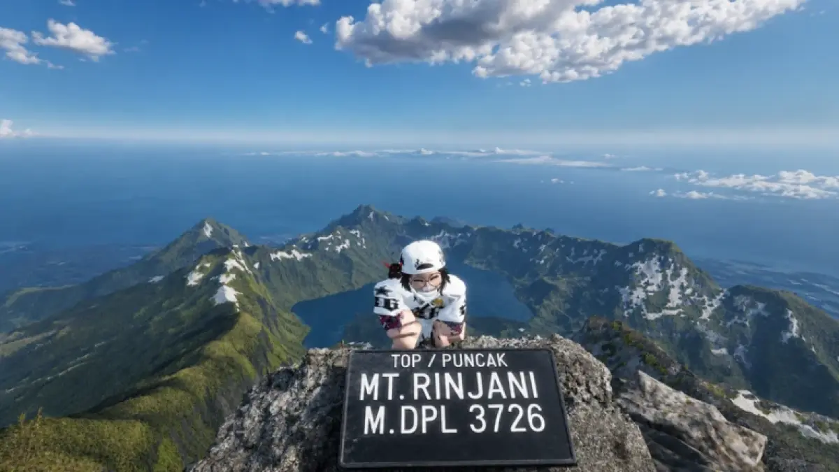 Pendakian Gunung Rinjadi melalui roblox (sumber. roblox)