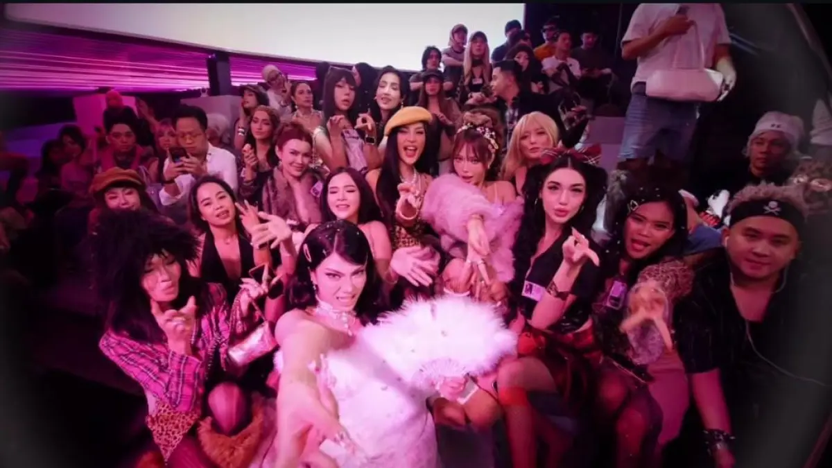 Sejumlah Artis dan Influencer mendatangi ulang tahun Hanum Mega ( Instagram. Hanum Mega)