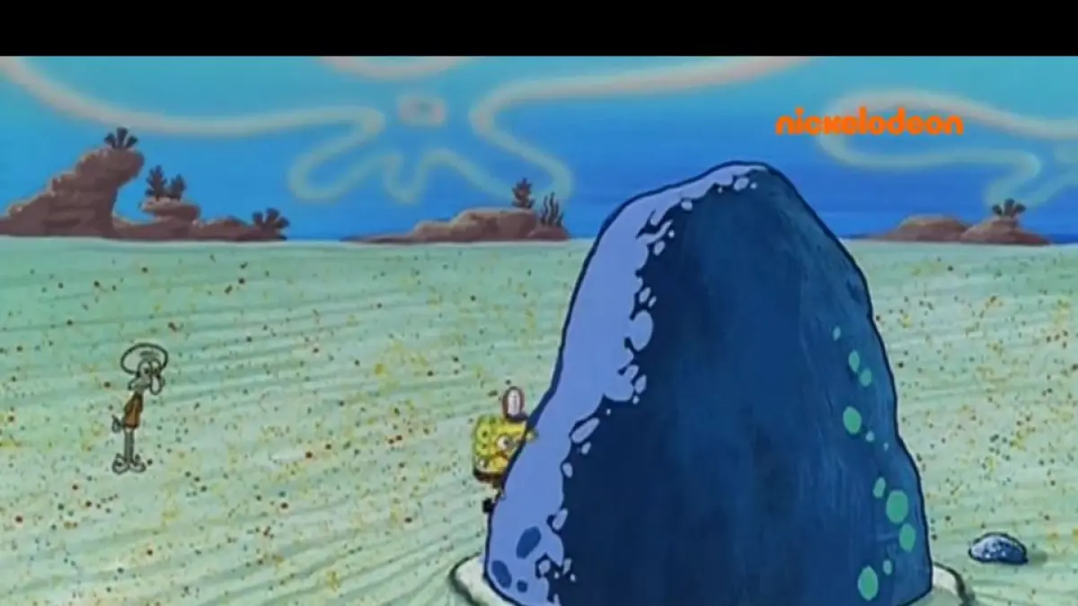 Adegan ikonik SpongeBob mengendarai batu di episode "Pizza Delivery" ternyata terinspirasi fenomena alam nyata.