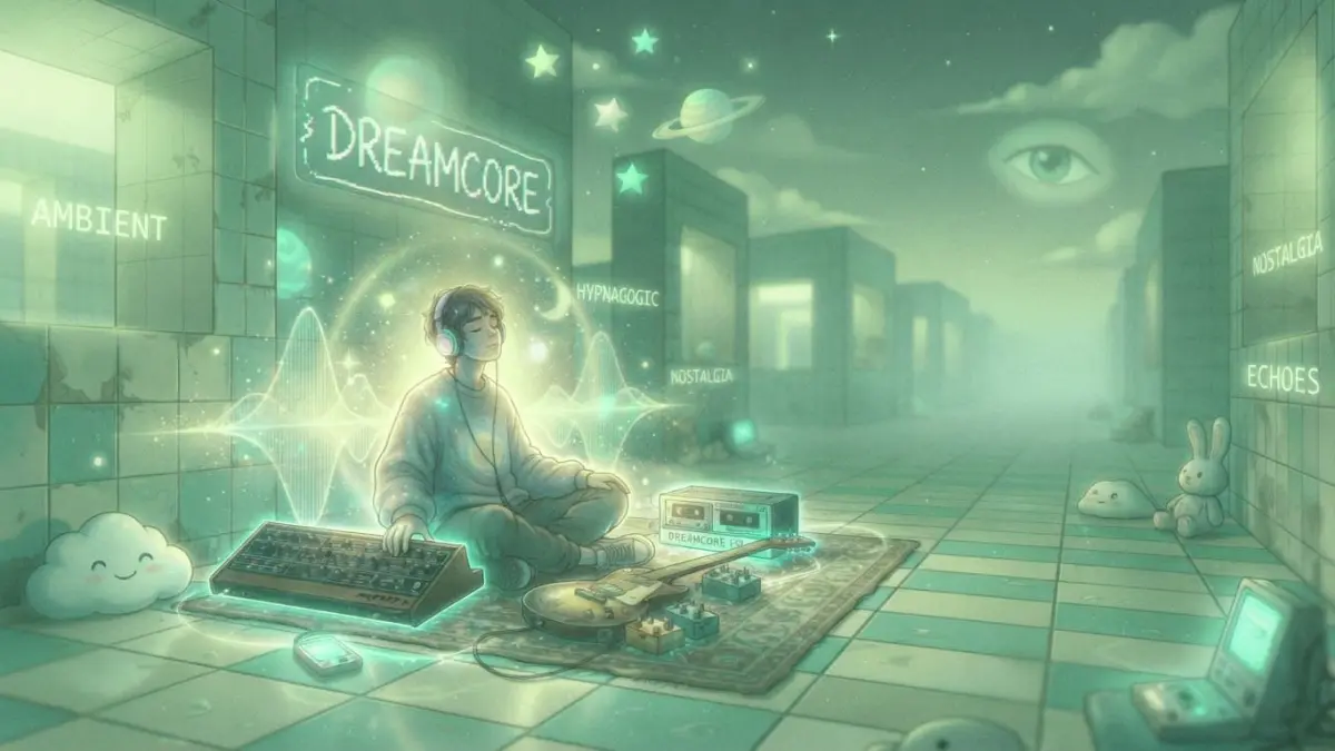 Ilustrasi Dreamcore (gemini AI)