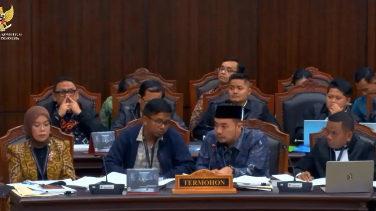 Mahkamah Konstitusi (MK) kembali menggelar sidang Perselisihan Hasil Pemilihan Umum (PHPU) Presiden dan Wakil Presiden Tahun 2024, pada Rabu (23/9) malam. (YT MK)