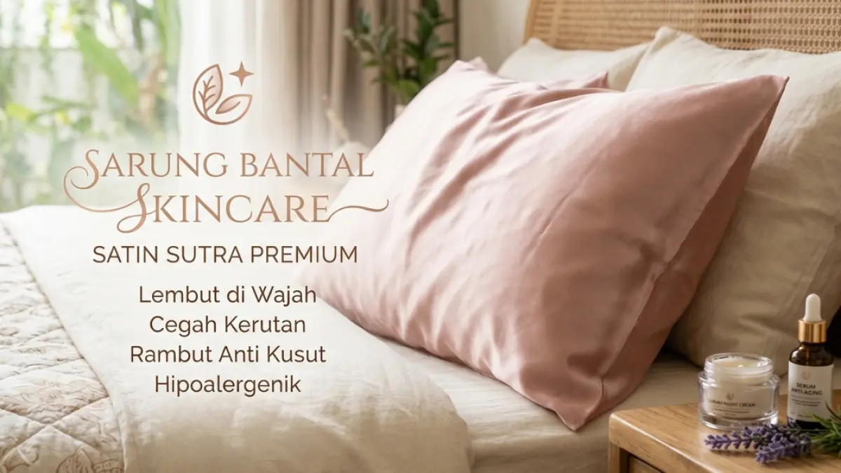 Ilustrasi,manfaat sarung bantal skincare.(Google).