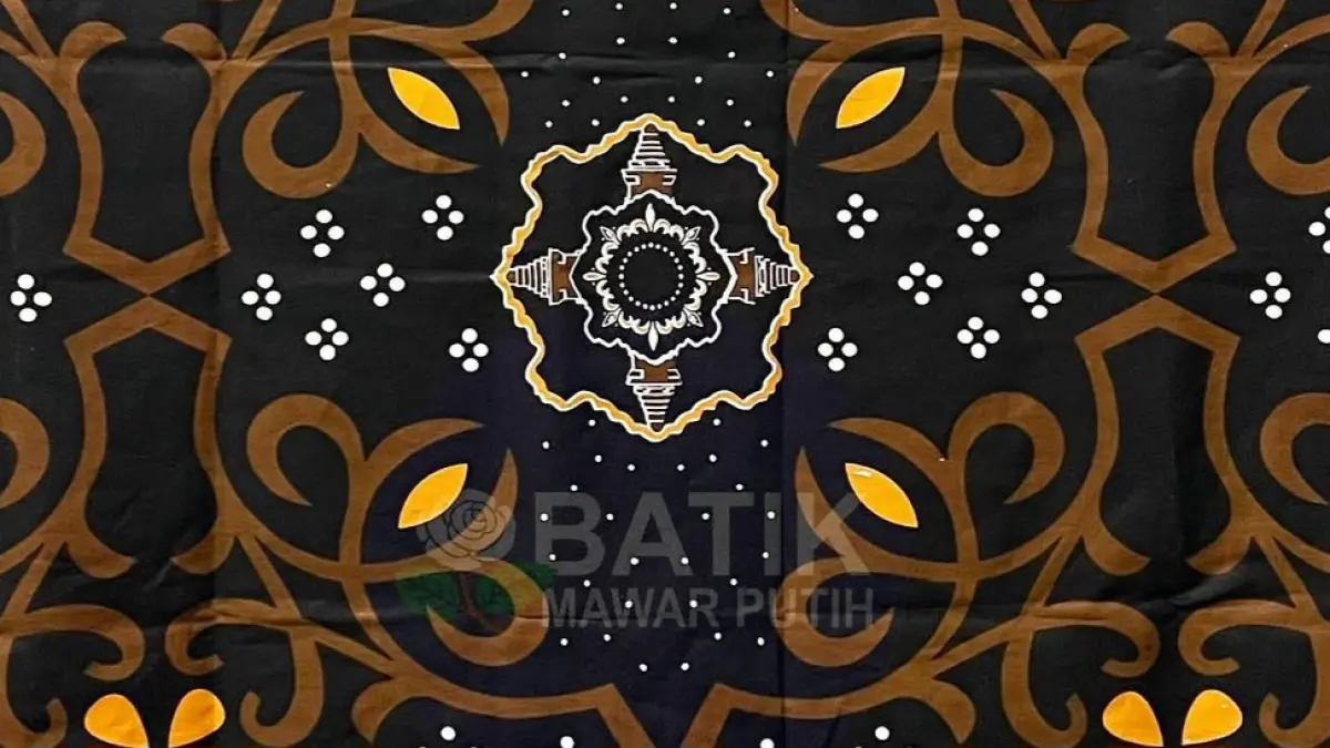 Motif Batik Cakra Palah Khas Kabupaten Blitar (DOK: instagram @batikmawarputih)