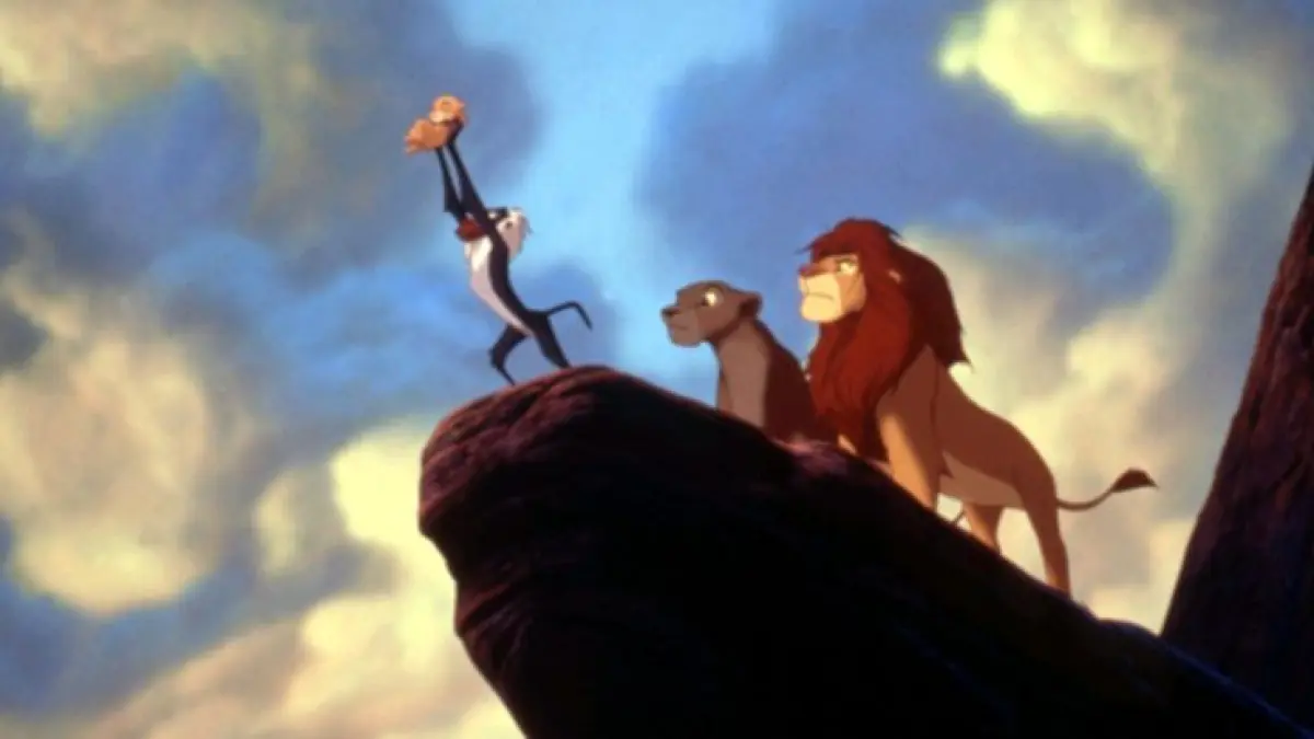 Adegan opening di Film Lion King.