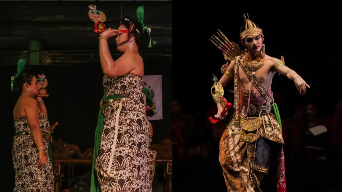 Dadap/dhadhap, senjata dalam sebuah tarian sekaligus menjadi propreti tari(instagram @bajoesaputra)