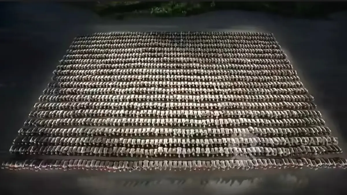 Penampiloan Tari Ratoh Jaroe Opening Asian Games 2018(instagram @mindprofessor.id)