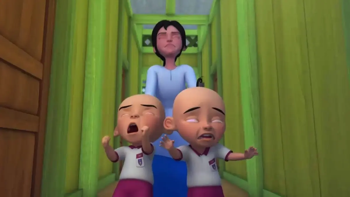 Kak Ros, karakter Upin & Ipin yang dikenal tegas dan memiliki banyak kesibukan.(Youtube)
