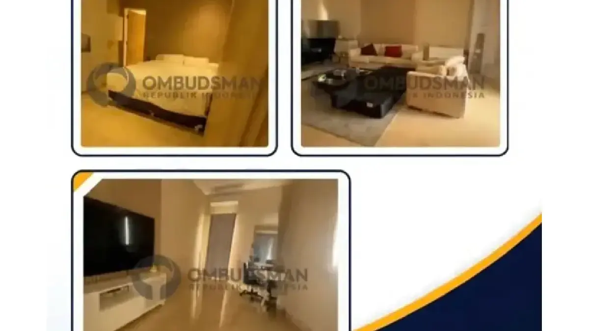 Kamar dengan sejumlah fasilitas mewah yang ditemukan Ombudsman di kawasan Lapas Cibinong.