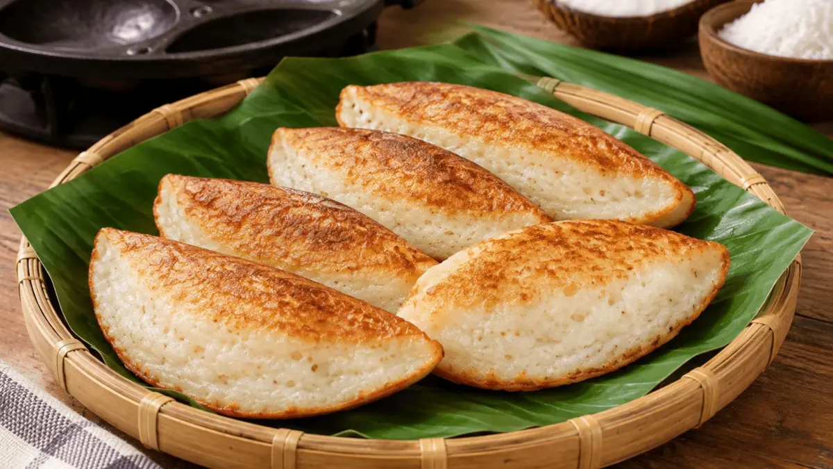 Ilustrasi, Kue Gandos jajanan tradisional nusantara(Chat GPT)