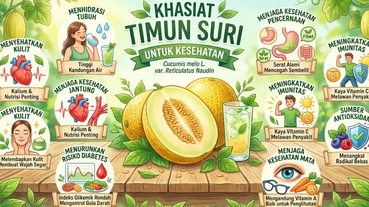 Ilustrasi,manfaat timun suri untuk kesehatan.(GeminiAI).